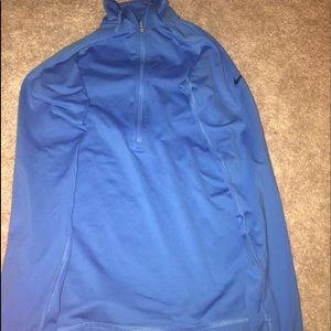 Blue dri-fit jacket